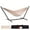 Beige, variant on Prime Garden Double Cotton Hammock with Steel Stand,Beige