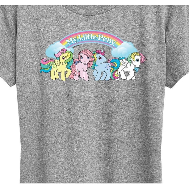 トップス Tiny Ponies T-Shirt (Ivory) My Little Pony - Ponies Logo - Women's Short Sleeve Graphic T