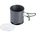 thumbnail image 2 of Fire-Maple 1L Hard Anodized Aluminum Pot | Outdoor Camping Backpacking Hiking Picnic Pot | Camping Cookware Pot with Heat Exchanger | Perfect Size for Solo Backpacker, 2 of 7