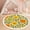 Color 2, variant on Washable Non Slip 6ft Round Rug, golden pheasants birds flowers Japanese textile embroidery Circle Area Rugs with Tassels Carpet for Nursery Bedroom Living Room Playroom Tent Rug