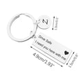 thumbnail image 4 of Xihbxyly Llavero de Acero Inoxidable, Elegante Colgante con Apellido y Letra, Diseño Único y Seguro para Conducir, Regalo de Amistad Personalizado, Uso Diario, Ideal para Él, Estilo Informal., 4 of 6
