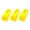 3pcs, variant on Tizuqe Yellow Plastic Drill Dust Collector Dust Cover For Power Tool Secure Holds Bottles Maintains Clean Work Area