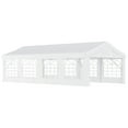 thumbnail image 2 of Outsunny 13' x 26' Heavy-duty Large Wedding Tent with Sidewalls, White, 2 of 9
