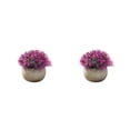 thumbnail image 4 of maskred Artificial Plants Pot Low Maintenance Realistic Appearance Eco-Friendly No Watering Flowers JH3424 2Set, 4 of 6