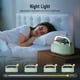 thumbnail image 5 of Reloj despertador con altavoz Bluetooth FREEFISH con cargador inalámbrico, 5 of 8