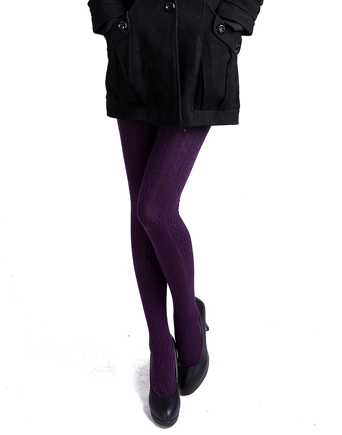 purple stockings