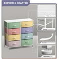 thumbnail image 5 of Sorbus Multi-Bin Toy Organizer for Kids Bedroom / Playroom - 8 Color Drawer Furniture Storage Dresser with White Wood Shelf Top, 5 of 6
