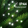 thumbnail image 4 of 2Pack Plug-in White String Lights, 33Ft 100 LED Super Bright, 8 Modes & Memory Function, IP44 Waterproof, UL Certified, Connectable for Indoor Outdoor Christmas Decor, 4 of 7