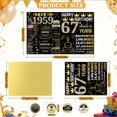 thumbnail image 2 of Tarjeta de cumpleaños Joycard 67th Jumbo con sobre de 67 años, 2 of 7