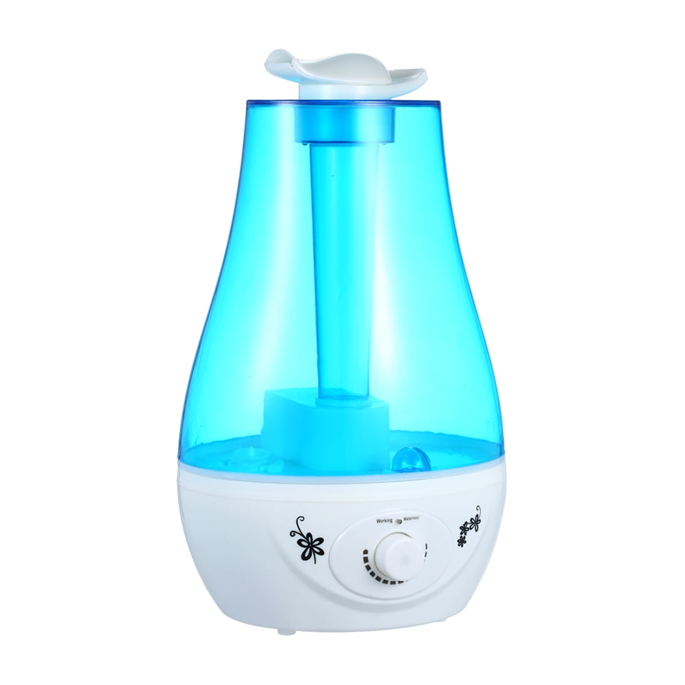 Cool Mist Humidifier Colorful Light 3L Capacity Water Tank Dual 360