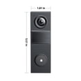 thumbnail image 3 of TP-Link Tapo TD20 Smart Wireless Video Doorbell, 2K Live View, 160° Wide Angle Field of View, AI Detection,  Subscription Not Required - TD20, 3 of 15