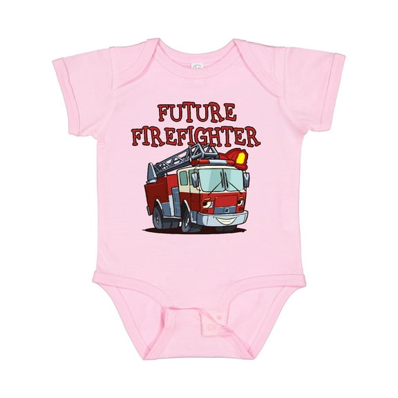 Inktastic Future Firefighter Boys or Girls Baby Bodysuit