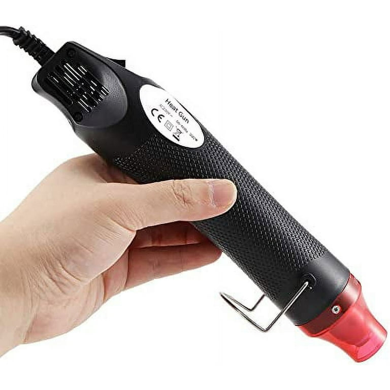 Mini Heat Gun,300W Portable Hot Air Gun Electric for DIY Acrylic Resin  Craft, Dryer Crafts Handheld Heat Gun for Cup Turner, Shrink Wrapping,  Crafts