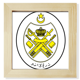 thumbnail image 1 of Malasia Asia emblema nacional Pantalla de escritorio de pared de fotograma cuadrado, 1 of 4