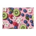 thumbnail image 7 of Yayeee Bath Rug for Bathroom Floor Non Slip Rectangle Fluffy Soft Absorbent Mat, 16"x24", Pink Kiwi, 7 of 7