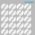 thumbnail image 7 of GoXteam 20 Pairs Eyeglass Nose Pads Anti Slip, D-Shape Thickness Adhesive Nose Grips For Glasses, Silicone Nose Pads For Eyeglasses, Sunglasses Reading Glasses, Clear, 7 of 7