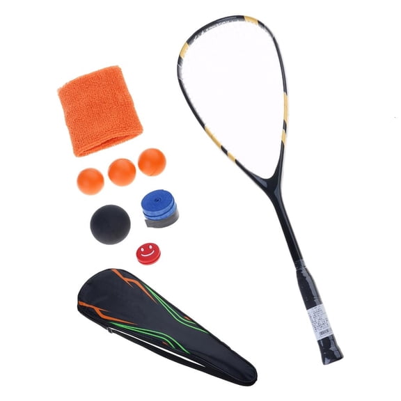 YIGSECU Aluminum Alloys Frame Squash Racquet with Comfortable Grip Light Weight Shock Absorption Squash Racquet Easy to Use