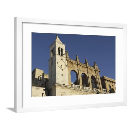 Palazzo Del Sedile Dei Nobili Clock Tower Framed Print Wall Art By Stuart Forster