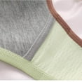 thumbnail image 2 of ATENAR Womens Bras,Wireless Bras for Women,Bras for Women,Comfort Fit,Soft,Solid,Nylon,Spandex,Green,M, 2 of 8
