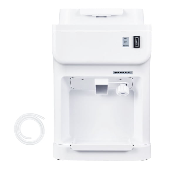 Commercial Ice Shaver Machine, 350W Tabletop Snow Cone Maker with 4L Container, 220lbs/Hour for Home Use, Parties, Bars, Events (White)