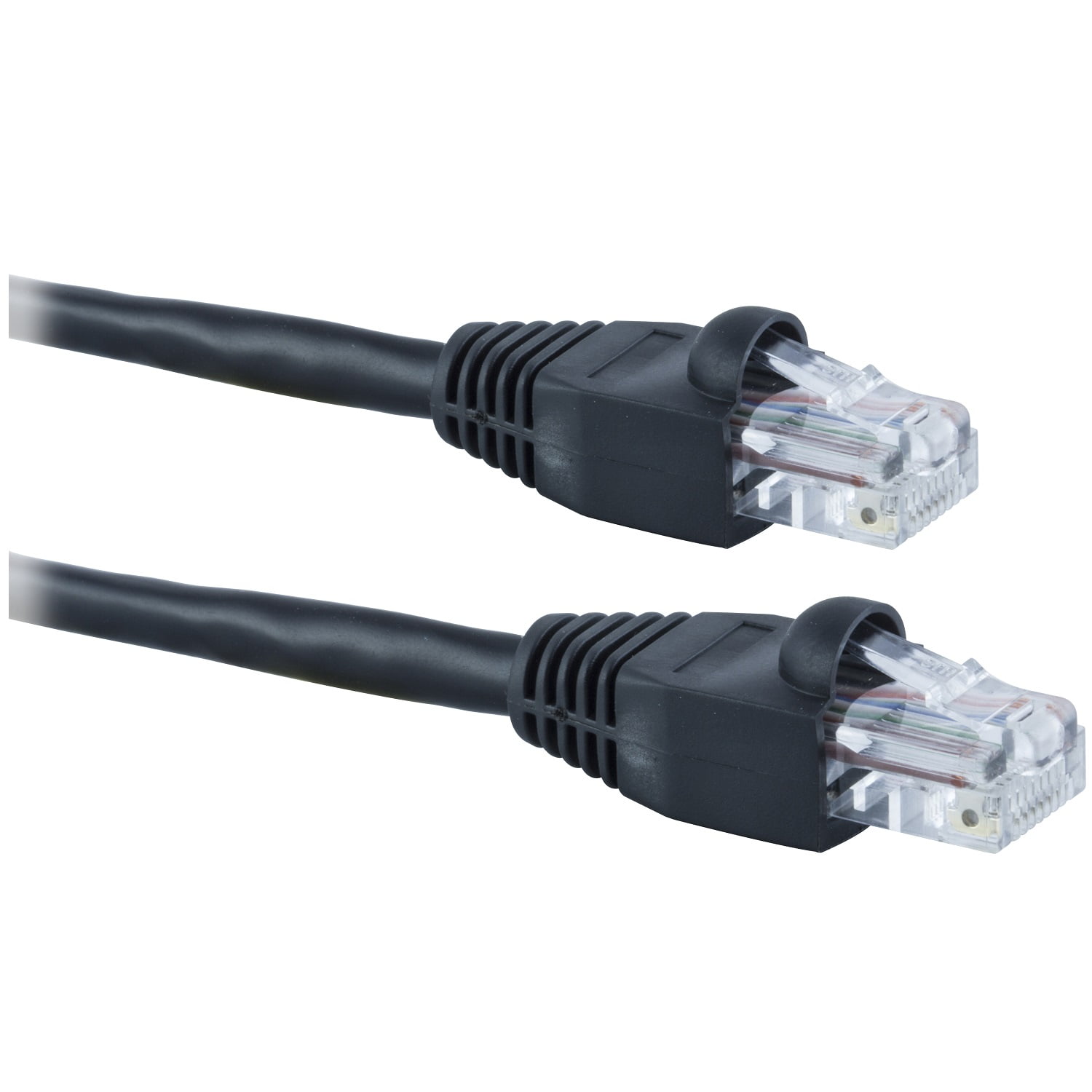 ◆えと GE 6ft Cat5e Ethernet Cable, RJ45M Connectors, Black, 33590