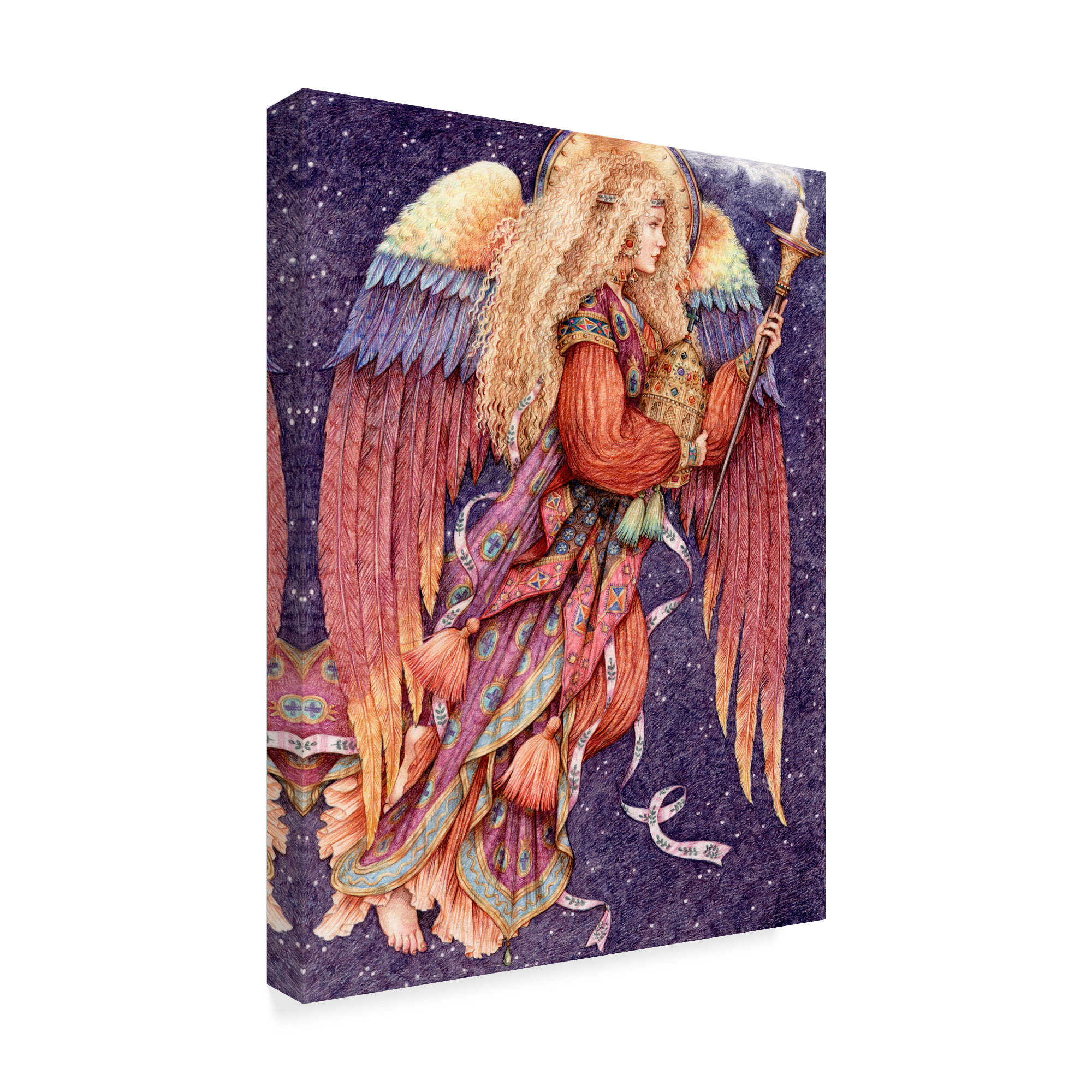 Trademark Fine Art 'Angel In Dark' Canvas Art by Anne Yvonne Gilbert