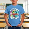thumbnail image 2 of Boys Tshirts Kindergarten Hello School I Come First Day At School Nursery Graduation Graphic Tees, 2 of 4