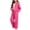 Hot Pink, variant on Bloomae Girls Hoodie Sweatsuit 2 Piece Full Zip Up Long Sleeve Hooded Sweatshirts and Elastic High Waist Wide Leg Jogger Sweatpants Trendy Cozy Athletic Tracksuit Sets