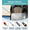 thumbnail image 2 of Garden Hose Nozzle High-Pressure Washer with 3 High-Pressure Nozzles,Flexible Wand & Quick Connectors, 3-In-1 Power Wand for Car Pet Window Washing, 2 of 7