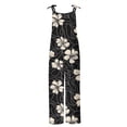 thumbnail image 5 of TaTaai Womens Summer Overalls Jumpsuit Printed Loose Fit Wide Leg Pants with Pockets Adjustable Straps Casual Cotton Linen Style Beach Gift, 5 of 5