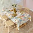 thumbnail image 2 of Fairy Princess Rainbow Pattern Rectangle Tablecloth 60"x102",Waterproof Polyester Rectangle Table Cloth, Wipeable Spillproof Polyester Tablecloth for Dining, Camping, Indoor and Outdoor, 2 of 6