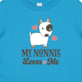 thumbnail image 4 of Inktastic Nonnie Loves Me Grandchild Dog Boys or Girls Baby T-Shirt, 4 of 5