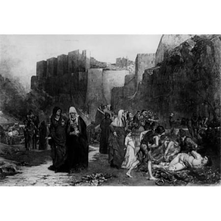 Persecution of the Albigneses Insulting the Prisoners War Against Heresy 1211 Ad by Albert Maignan 1845-1908 - 18 x 24 in.