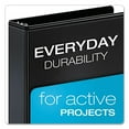 thumbnail image 2 of Performer Clearvue Slant-D Ring Binder, 3 Rings, 4" Capacity, 11 X 8.5, Black | Bundle of 10 Each, 2 of 5