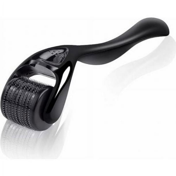 Derma Roller, Dermaroller facial de 0,5 mm, rodillo de microagujas para estimular el crecimiento del cabello y la barba, reduce la caída del cabello, cuidado de la piel del rostro,