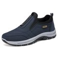thumbnail image 6 of Men's & Unisex Large Size Slip-On Sneakers - Low-Top Dad Shoes with Cushioned Upper & PVC Sole, Comfortable Walking Shoes for, Seniors, Heavy Walkers - All-Terrain Traction, 6 of 8