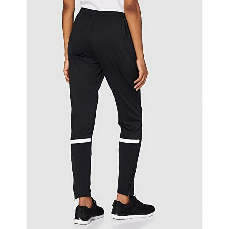 Nike Women's Academy 21 Dri-Fit Knit Pant, CV2665-010 (Black/White, LG) 