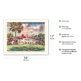 thumbnail image 2 of Midsummer at Mount Vernon - President George Washington’s Home - United Air Lines - Vintage Airline Travel Poster by Joseph Fehér c.1948 - Fine Art Matte Paper Print (Unframed) 11x14in, 2 of 4