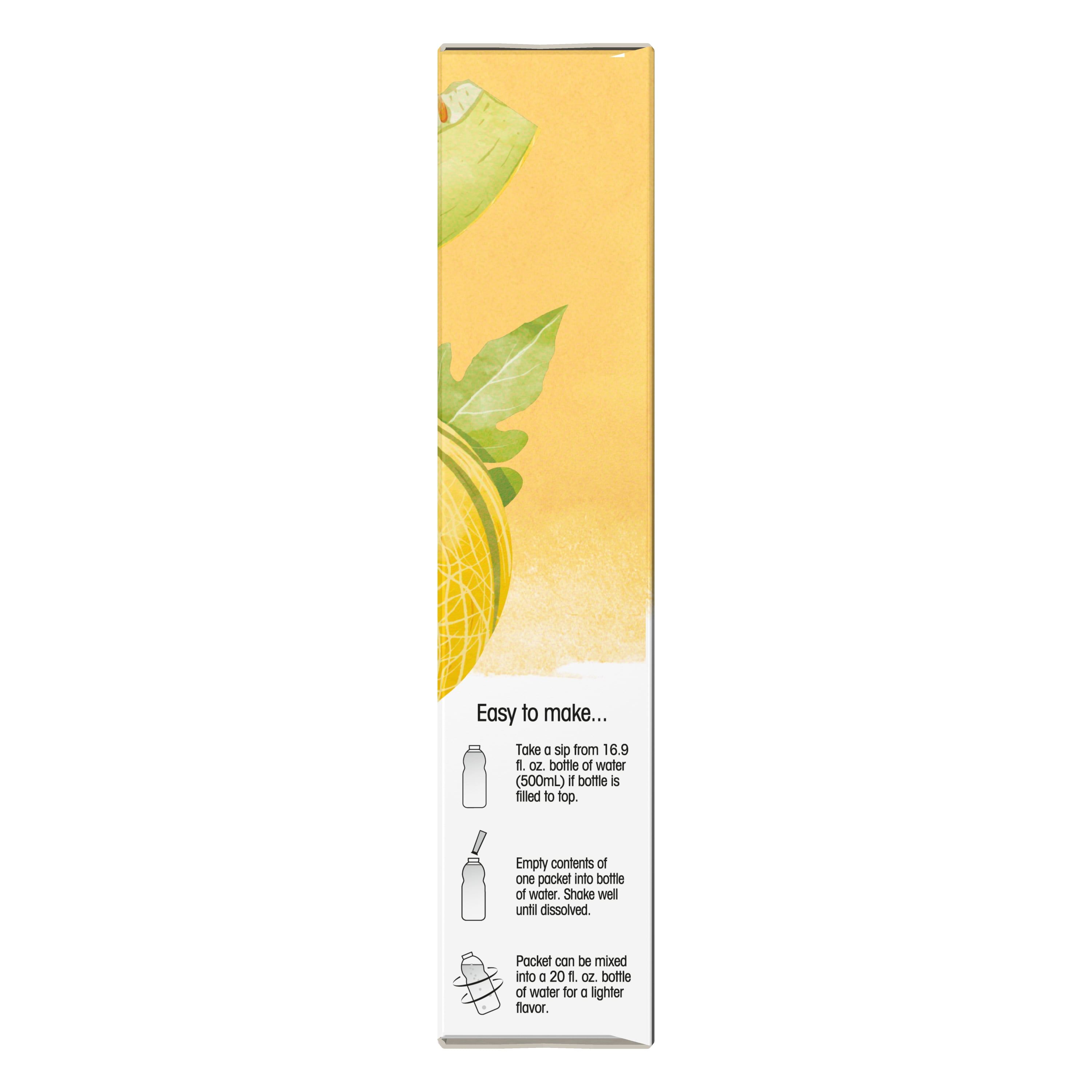 Great Value Sugar-Free Tropical Melon Drink Mix, 0.5 oz, 10 Count