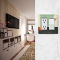 thumbnail image 5 of Yayeee Rocker Switch Wall Plate 3-Gang 6.5"x4.6" Home Decorative Outlet Cover, Red Glasses, 5 of 6