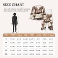 thumbnail image 4 of Salouo Relaxed Cute Cow Reading Pattern Women's Pajamas Set Long Sleeve Button Down Sleepwear Soft Pj Lounge Sets for women 2 Piece Pjs Set with Long Pants-X-Large, 4 of 7