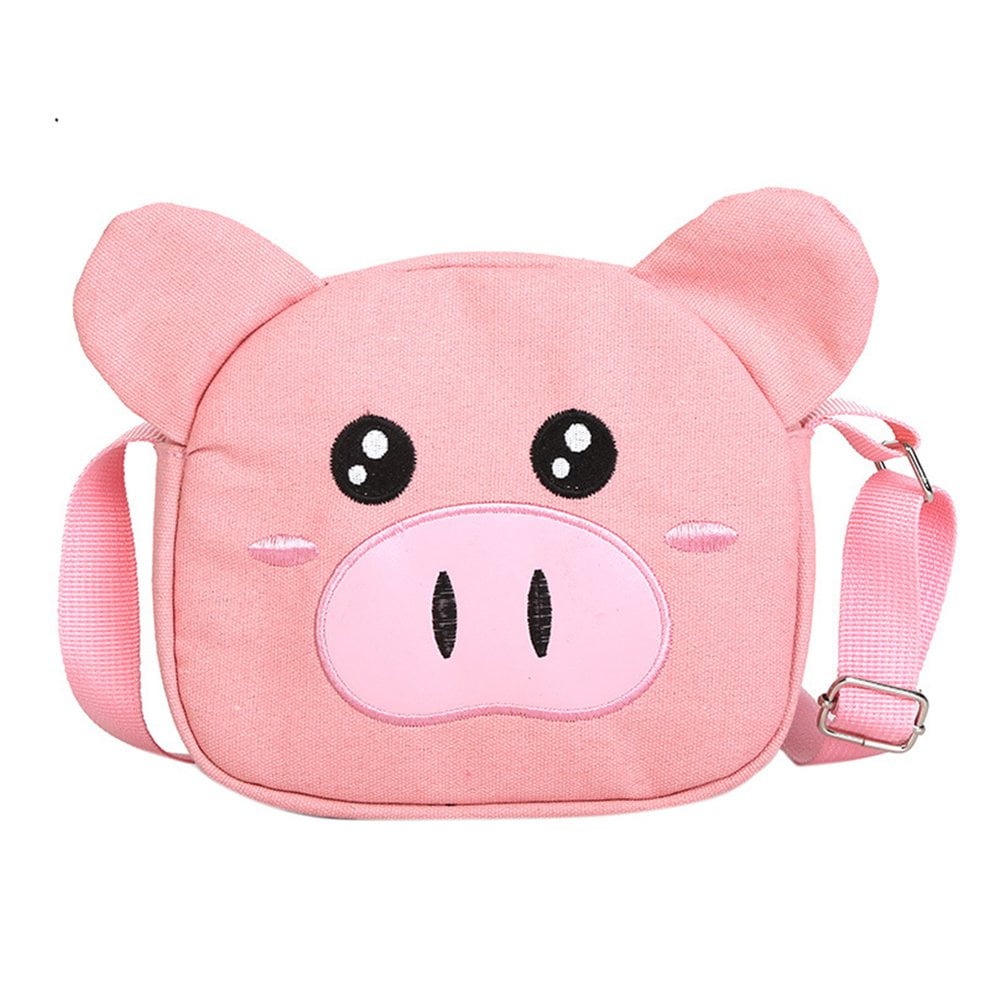 Embroidered Pig Bag Cute One-Shoulder Bag Japanese Ugly Piggy Playful ...