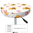 thumbnail image 3 of Cauagu Cute Duck Print Round Stool Covers,Seat Cushion for Round Bar Stool Chair Seat Cover for Bar Round Chair Fits for 12/13/14in Bar Stool Cushion, 3 of 7