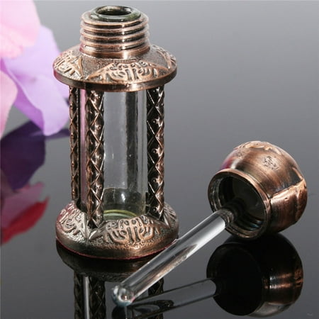 Vintage Avon Owl - 3ml Copper Vintage Empty Glass Dropper Essential Oil Perfume Bottle Lady Women