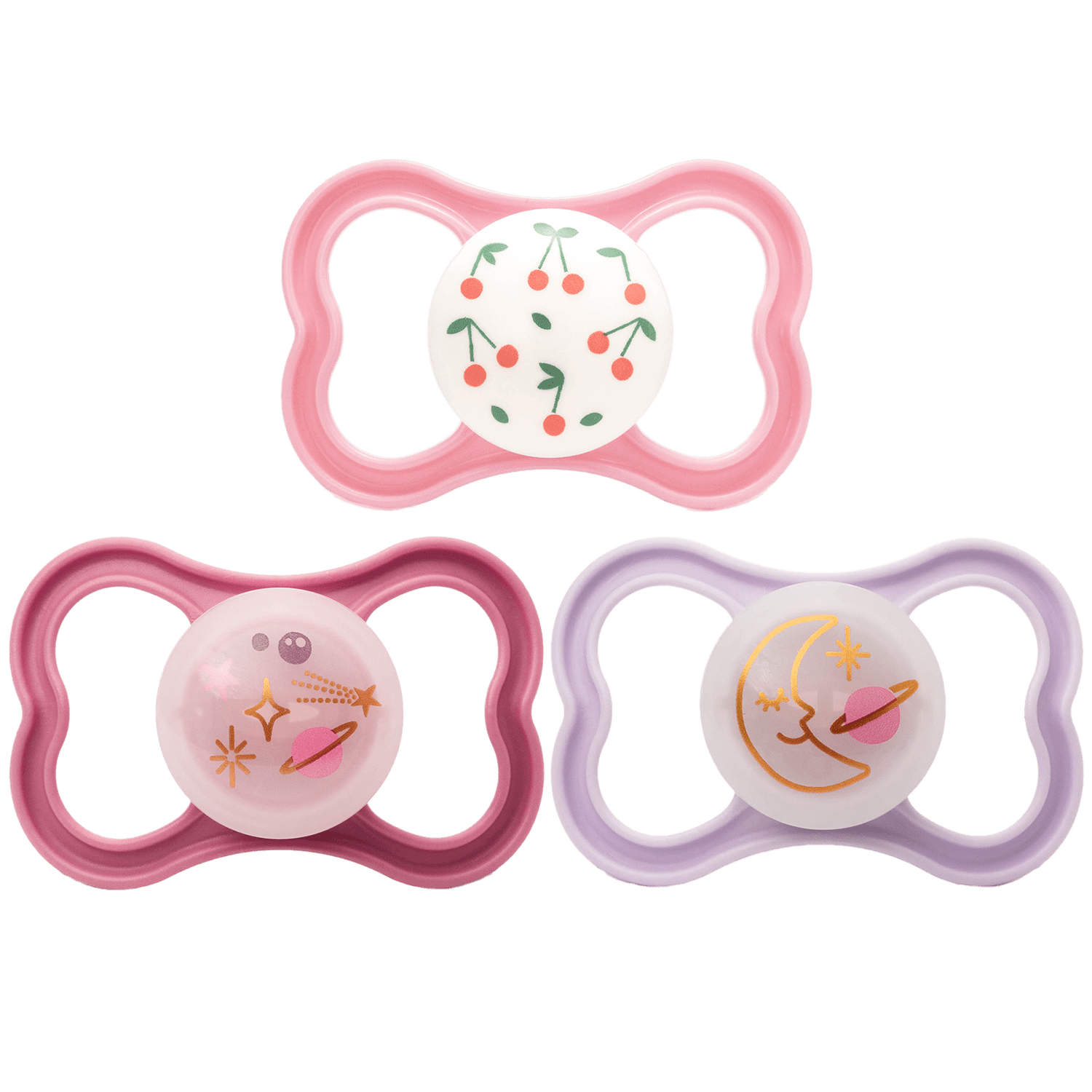 MAM I Love Mommy Collection Pacifiers (2 pack, 1 Pacifier Clip
