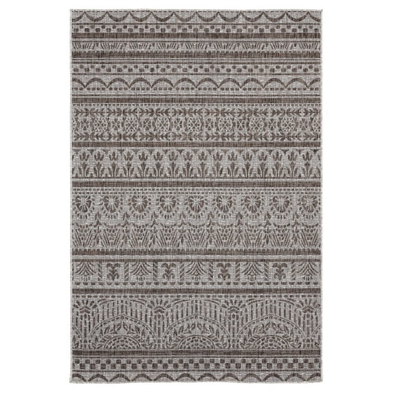 United Weavers Mali Keown Transitional Geometric Area Rug, Brown, 5'3" x 7'6"