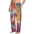thumbnail image 6 of Honiee Meditating Cute Horse for men - a sleek fusion of Straight Pajama Pants, versatile Lounge Pants, and cozy Sleepwear, all rolled into one-Large, 6 of 6