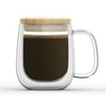 thumbnail image 2 of Double Wall Mug with Bamboo Lid 350ml Set of 2, 2 of 3