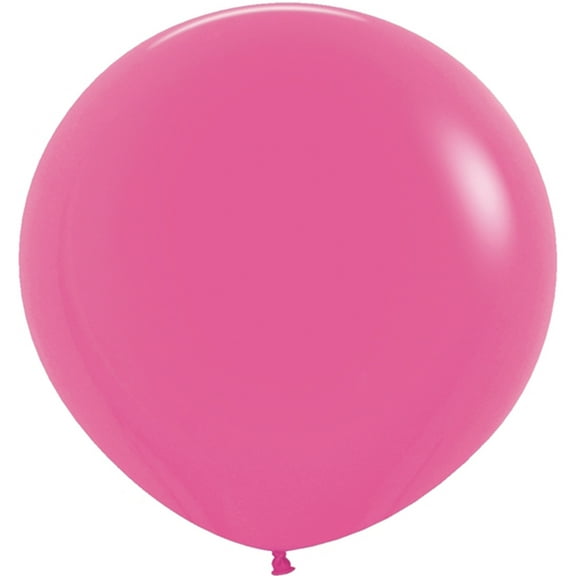 36 inch Sempertex Deluxe Fuchsia Latex Balloons (2 Pack) - Party Supplies Decorations