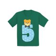 thumbnail image 1 of Awkward Styles Fifth Birthday Boy T-Shirt Funny Bear Toddler Shirt, 1 of 4